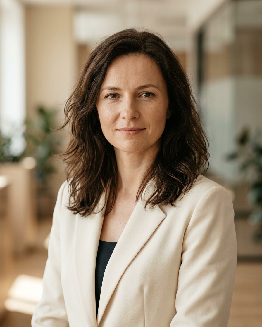 Natalia, asystentka rozwoju biznesu i trendów. Postać wygenerowana przez AI